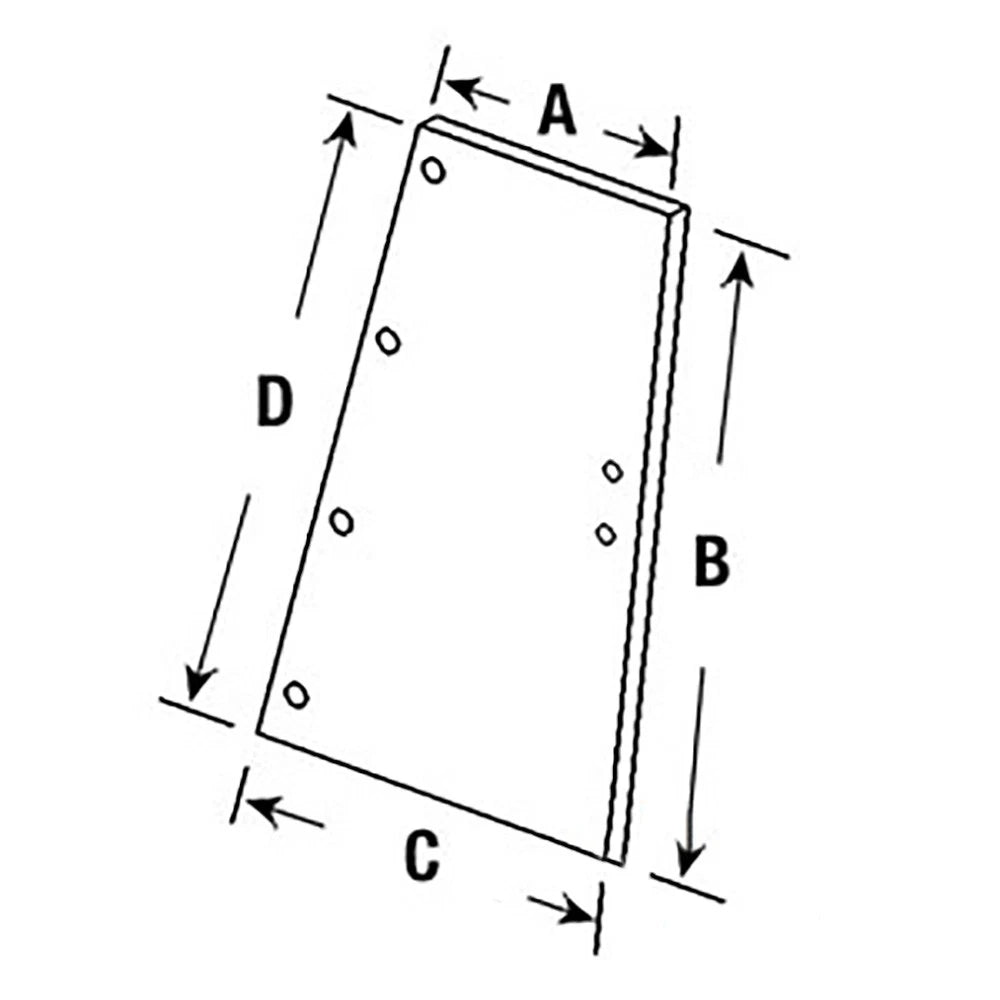 Glass Rear Quarter Window for International 1086 886 1486 (32" Tall)