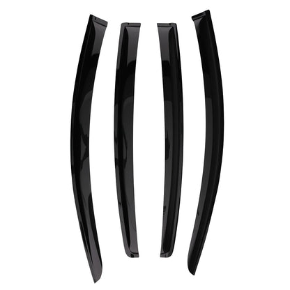 Set of 4 Rain Deflectors for Honda HR-V (2016–2022) Outside Mount Black