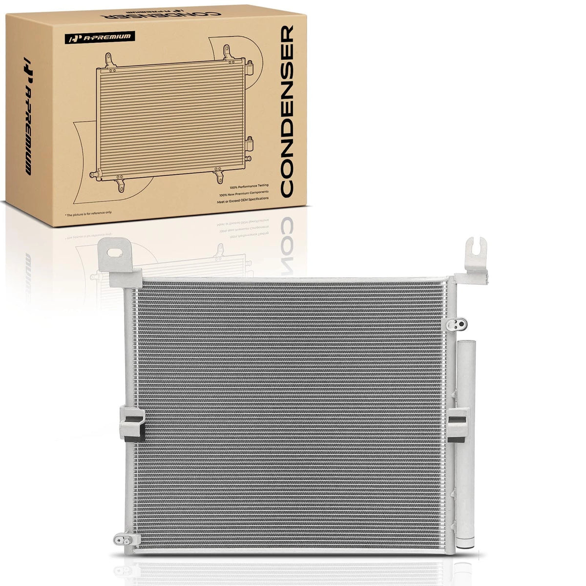 A/C Condenser w/ Receiver Drier for Toyota Tacoma (2016–2021) 8845004011, 8845004012, TO3030329, 30020