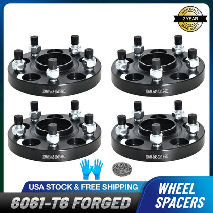 Set of 4 Hubcentric 20mm Wheel Spacers for Toyota Camry RAV4 Lexus IS300 (2000–2023)