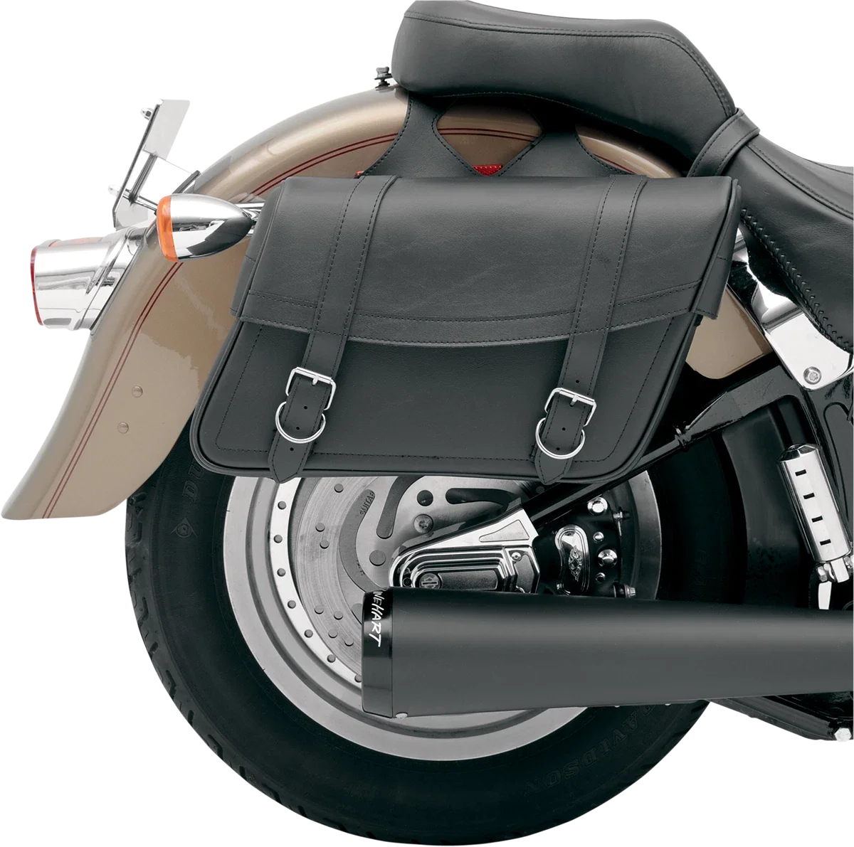 SADDLEMEN Highwayman Jumbo Slant-style Saddlebags for Motorcycle (X021-02-042)