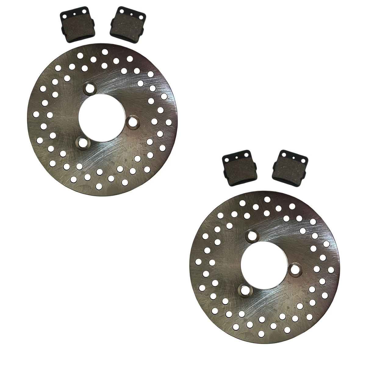 Front Disc Brake Rotors & Semi-Metallic Pads for Honda TRX400EX TRX400X (2)FS-2034 (2)FS-409