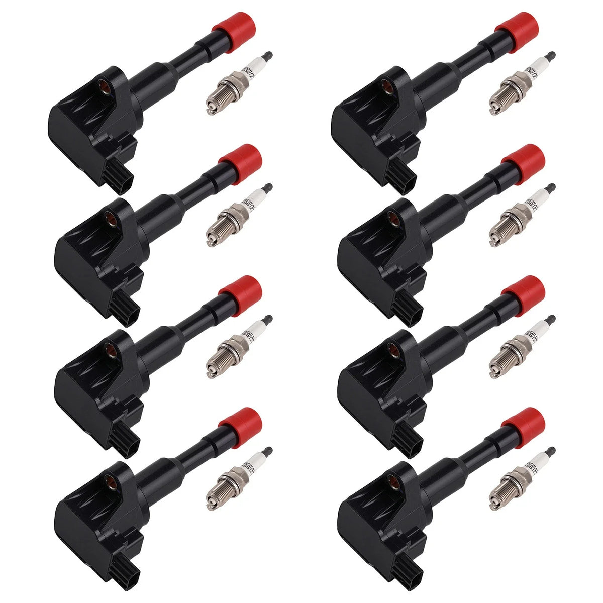 8X Ignition Coils + 8X Iridium Plugs for Honda Civic 1.3L Hybrid (2003–2005) UF-374