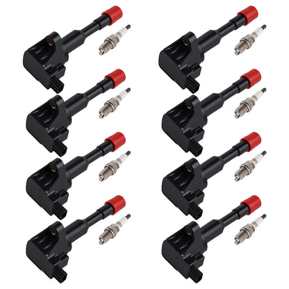 8X Ignition Coils + 8X Iridium Plugs for Honda Civic 1.3L Hybrid (2003–2005) UF-374