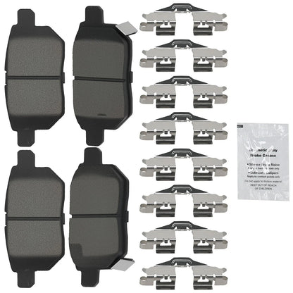 Set of 4 Rear Ceramic Brake Pads for Scion iM (2016) / tC (2011–2016) / xB (2008–2015)