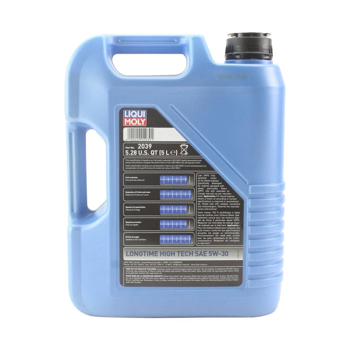 Oil Change Kit 13L Liqui Moly 5W-30 for Mercedes OM642 (2006–2016)