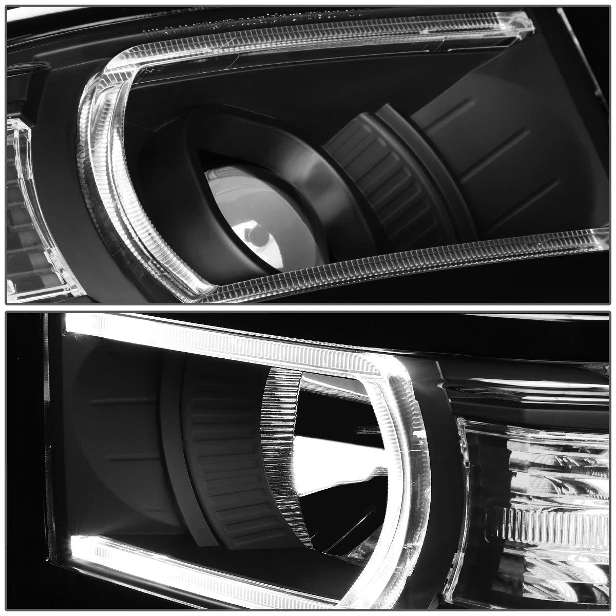 LED DRL U Tube Bar for Silverado 1500 (2014–2015) Projector Headlight