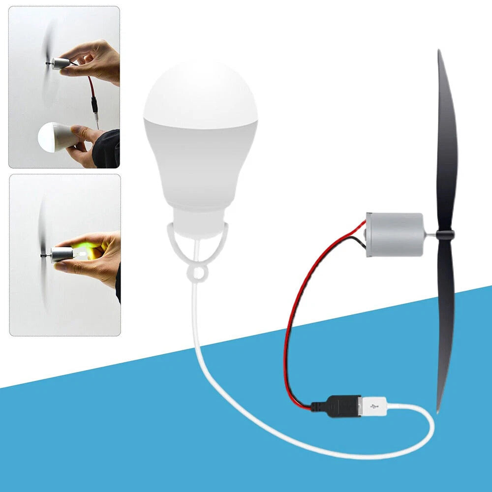 Micro Wind Turbine Motor Blade DIY Kit for Alternative Energy Generator