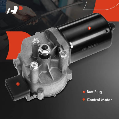 Front Windshield Wiper Motor for Audi A4 A4 Quattro A6 S4 (1999–2001) 8D1955113C, 43-3501