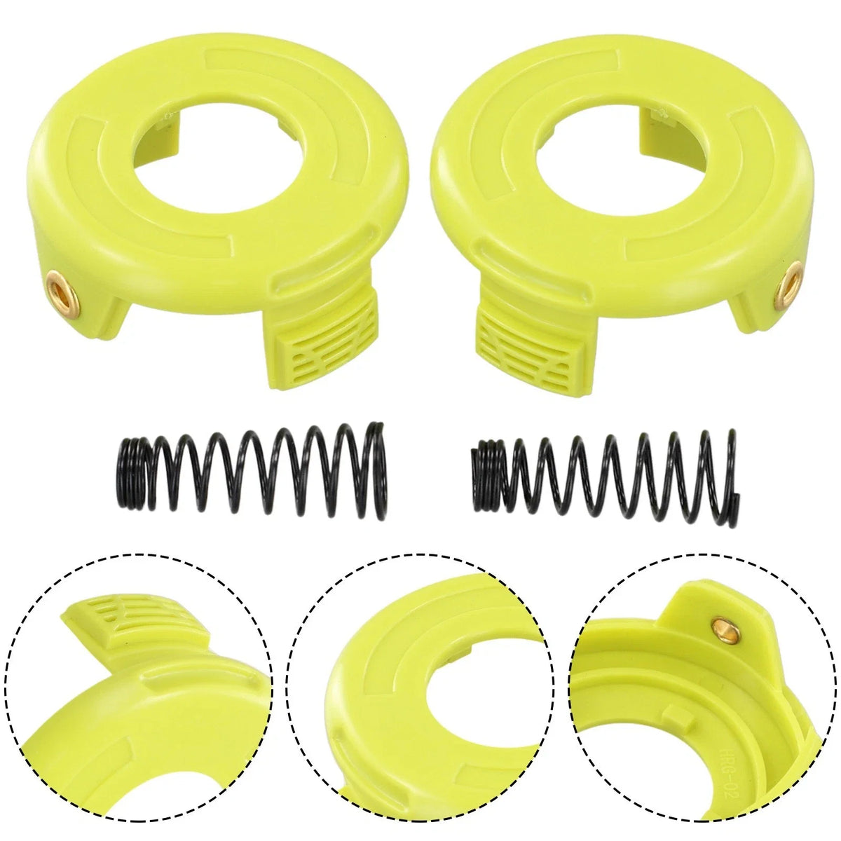 Set of 2 Trimmer Spool Cover Springs for RAC118 RLT3525S