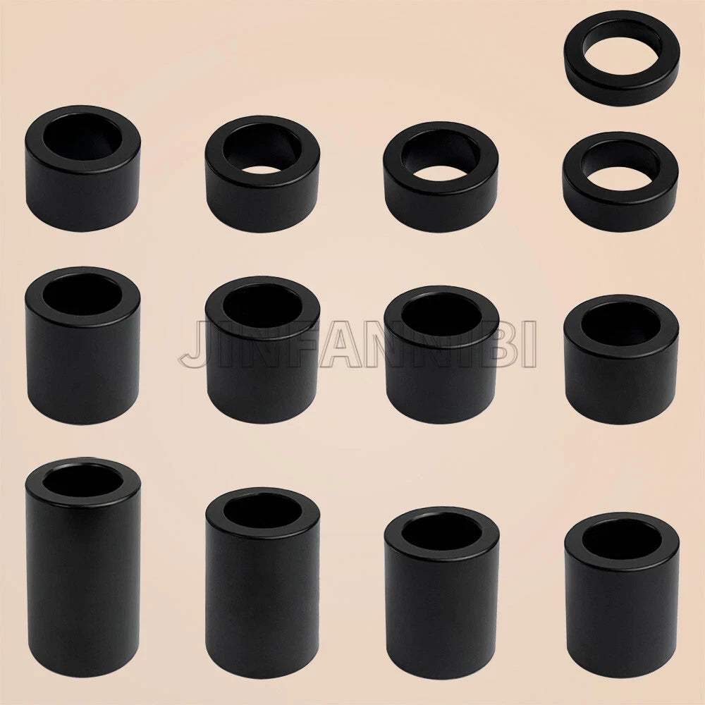 2X Wheel Axle Spacers Kits for Harley Road Electra Glide Softail (ID-3, 4" OD-1-1)