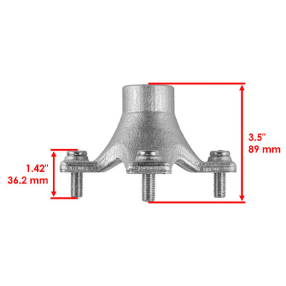 2X Rear Wheel Hub w/ Lug Nuts for Honda TRX400EX Sportrax (2002–2008) WH1012+NU1158 - RGA