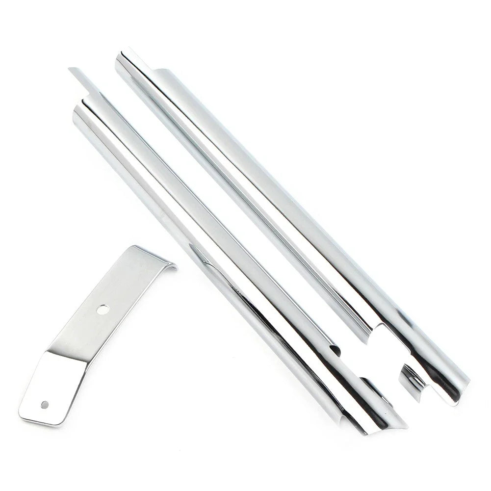 Chrome Frame Down Tube Covers Accent Trim for Harley Softail Twin Cam (2000–2006)