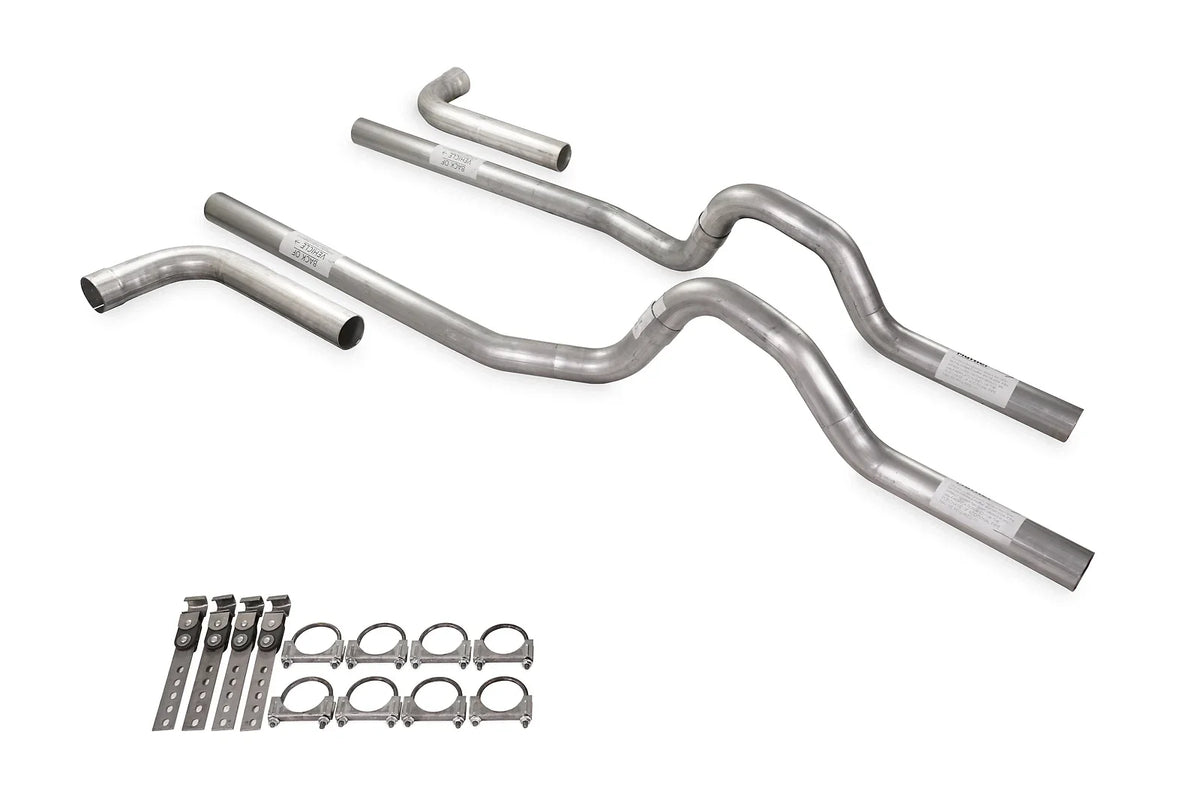 Dual Exhaust Kit 2.5" No Muffler Side Exit for GM C/K 20 3/4 Ton (1981–1987)
