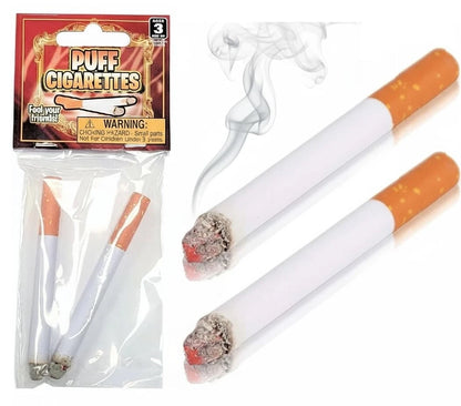 Set of 4 Realistic Looking Fake Stage Puff Cigarettes (3.5")