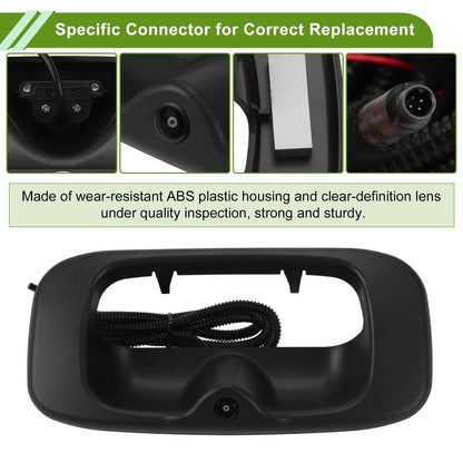 Tailgate Handle Backup Rear View Camera No. 15046512 for Chevrolet Silverado (2014–2019)
