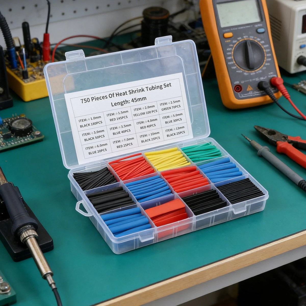 Heat Shrink Tubing Assortment Kit 280pcs for Electrical Wire Protection