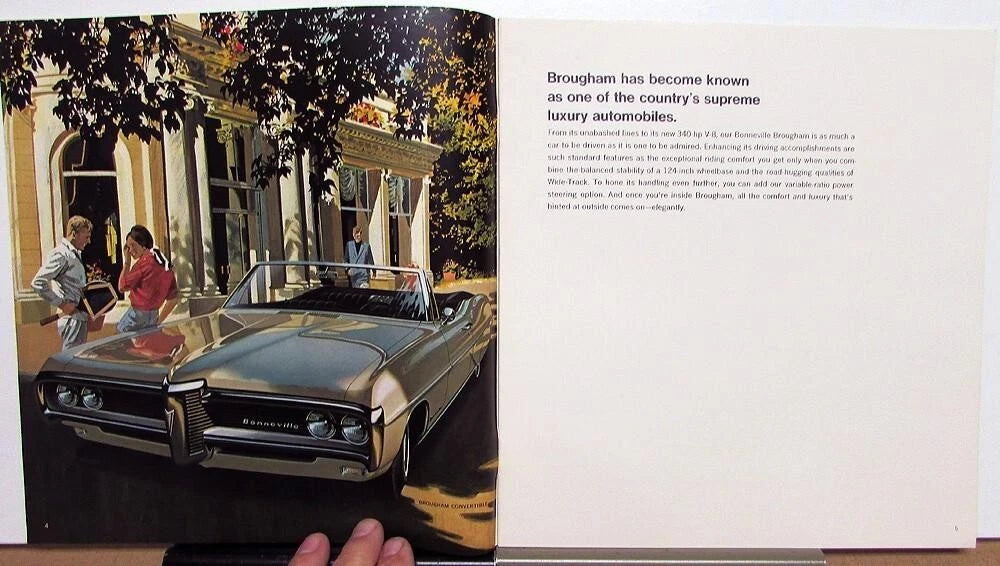 1968 Pontiac GTO Tempest LeMans Grand Prix Sales Brochure