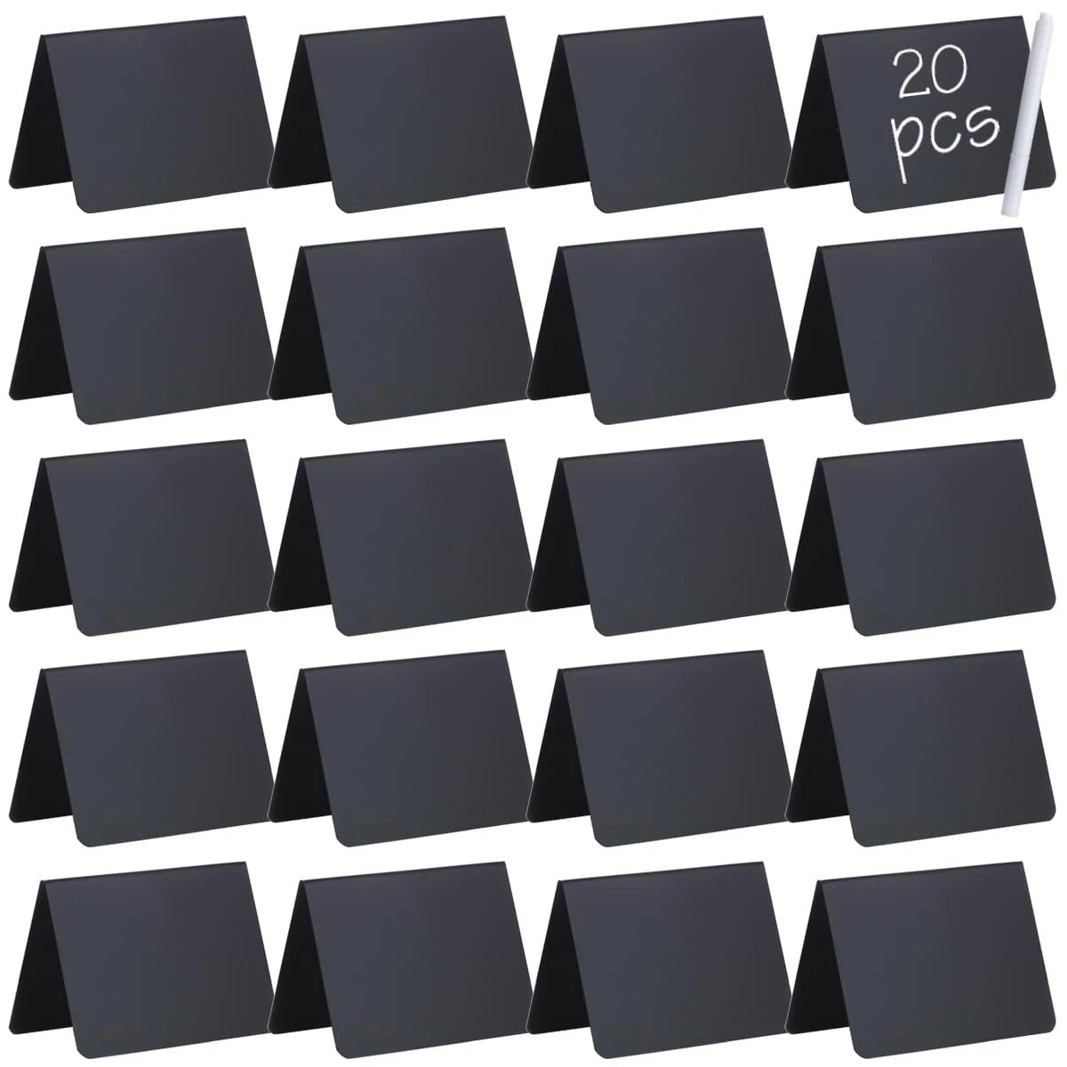 20 Pack Mini Chalkboard Signs for Food Buffet Party