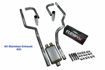 Dual Exhaust for Ford F-150 (1998–2003) Stainless Steel Side R Tip