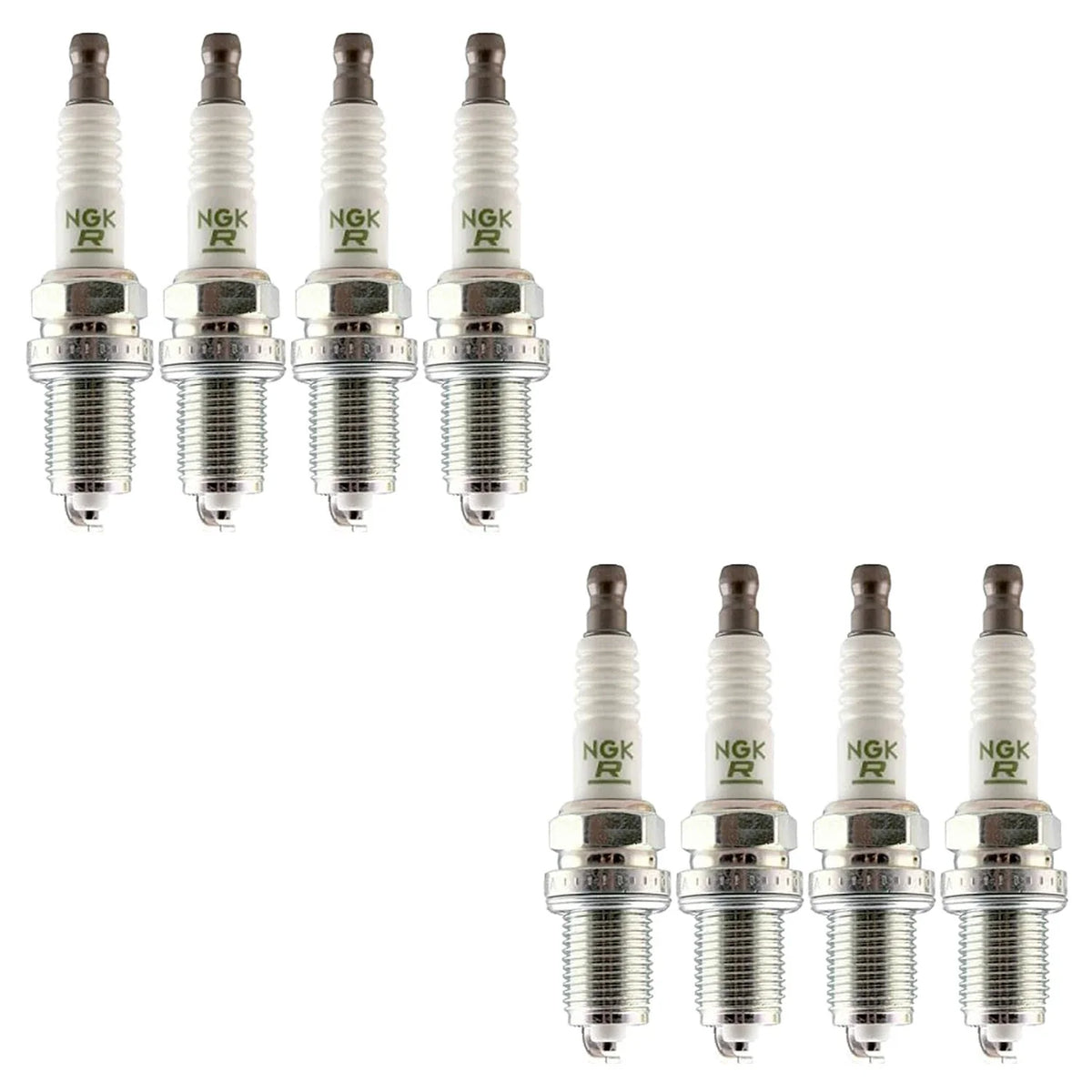 Set of 8 NGK Laser Iridium Spark Plugs for Ford Mustang GT, F-150 V8 (4477)