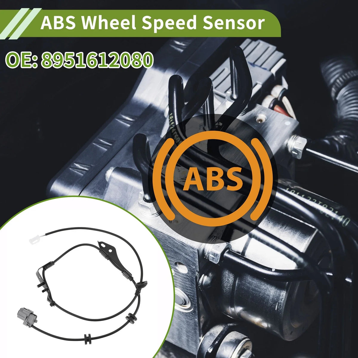ABS Wheel Speed Sensor No. 8951612080 for Toyota Scion xB (2004–2015)