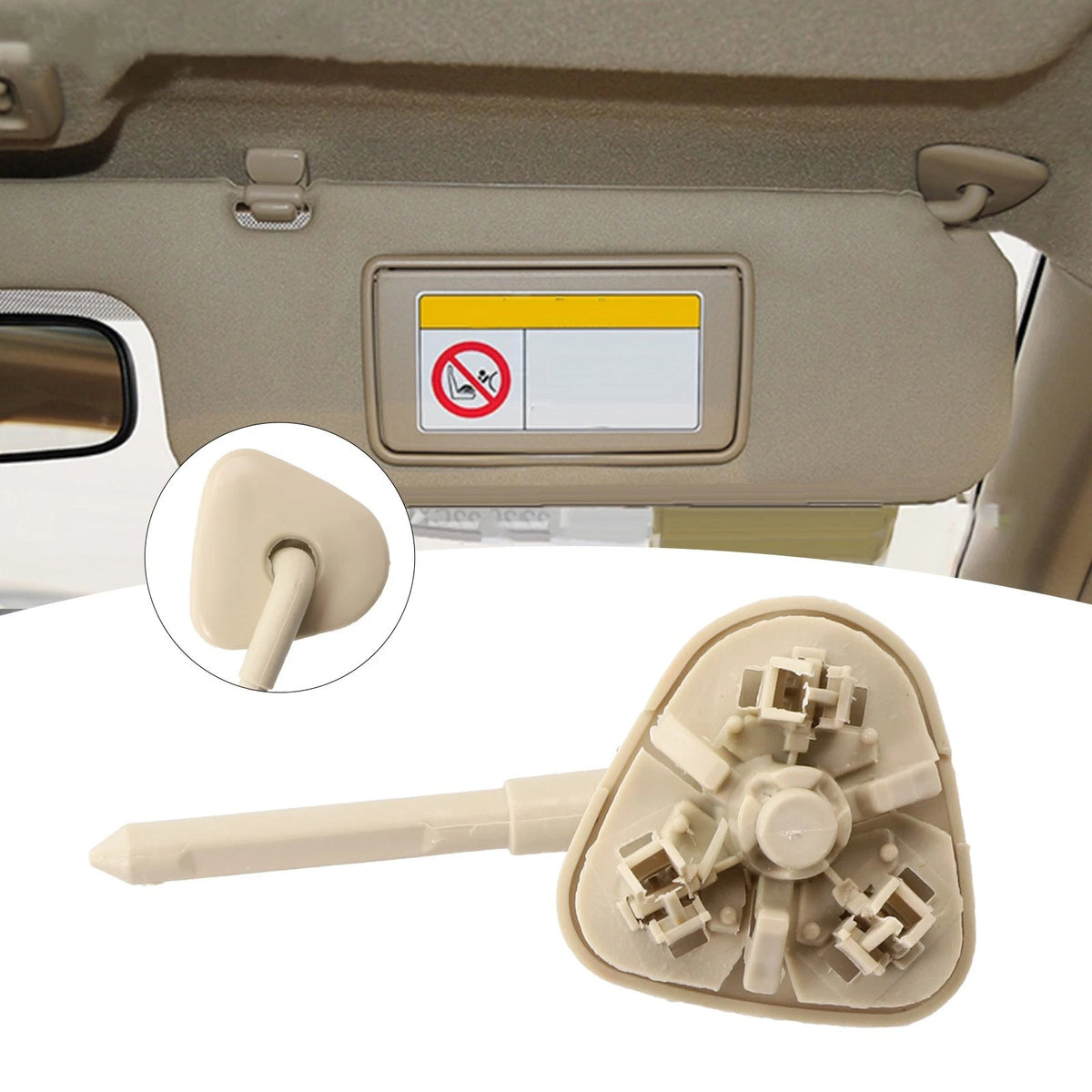 Sun Visor Clip for Corolla 2003–2012, F3, F3R