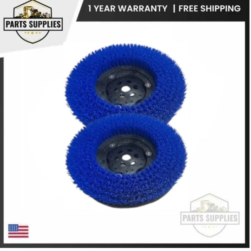 Set of 2 Disk Scrub Brush Assembly for Tennant A5 T5 (Automatic Scrubber)