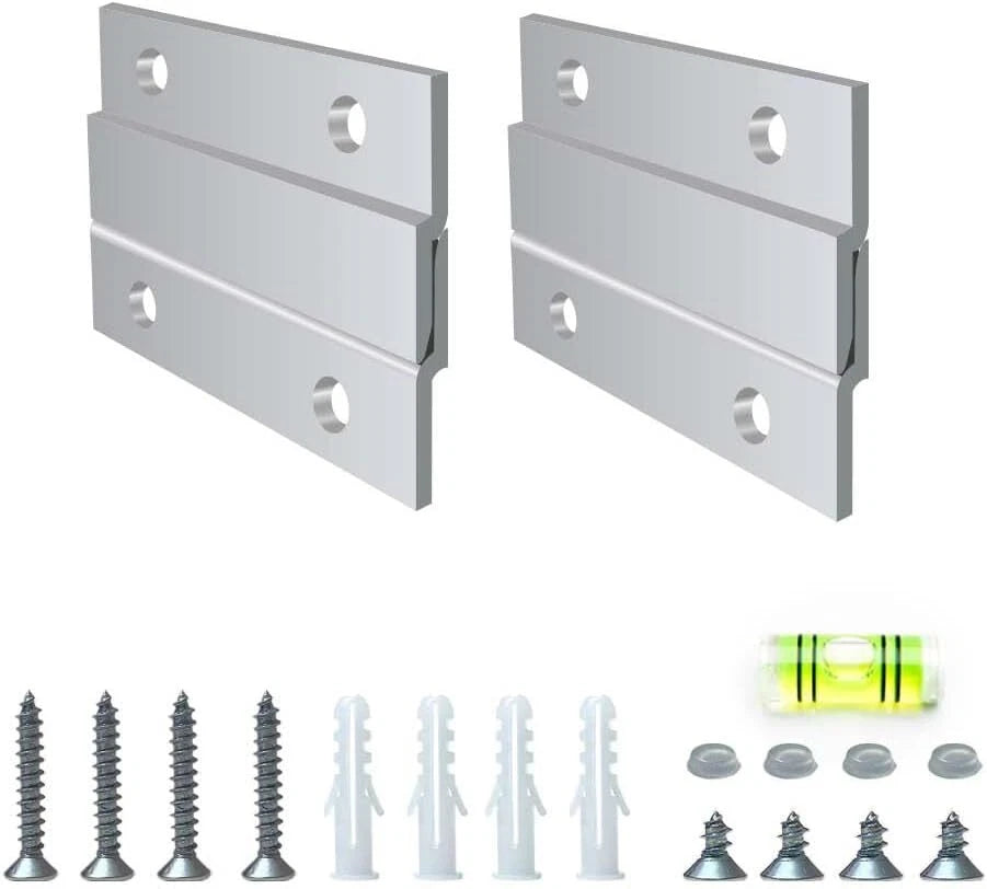 2 Pairs 2 Inch Heavy Duty French Cleat Hanger Kit