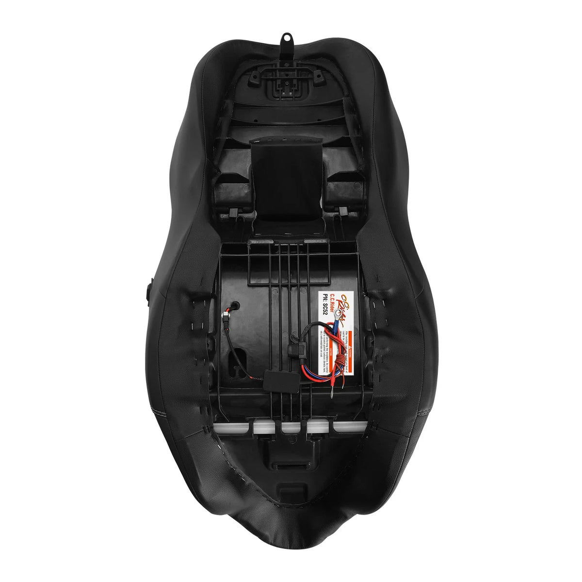 Heated Seats for Harley Road Glide King (2009–2023) - Black Orange
