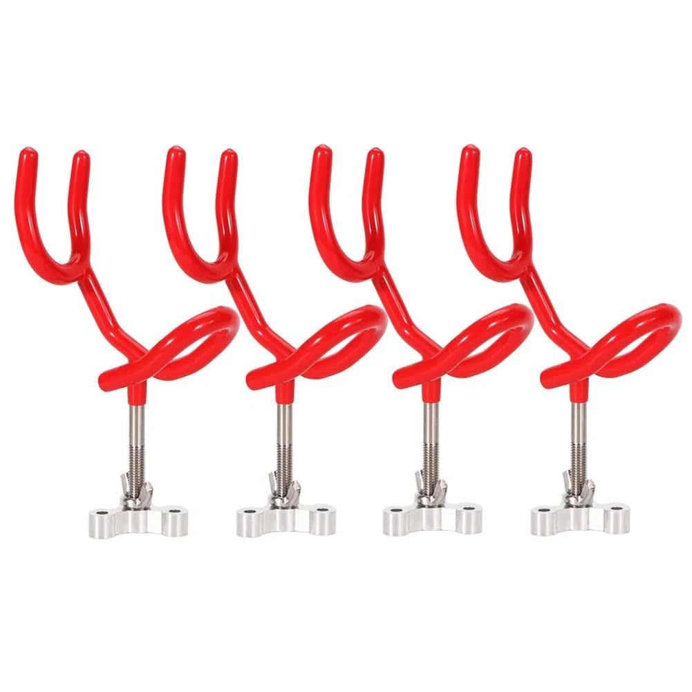 Set of 4 Steel Boat Rod Holders 20 Degree PVC Coated