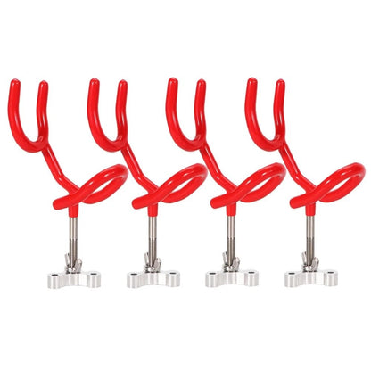 Set of 4 Steel Boat Rod Holders 20 Degree PVC Coated