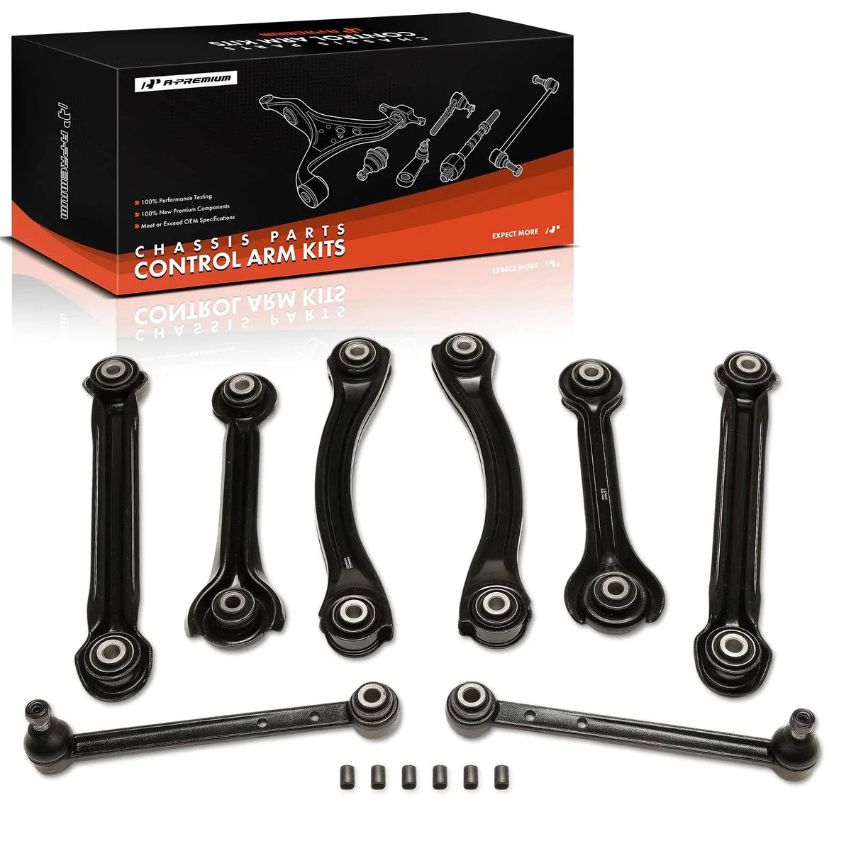 Set of 8 Rear Control Arms for Mercedes-Benz C-Class (1997–2007)
