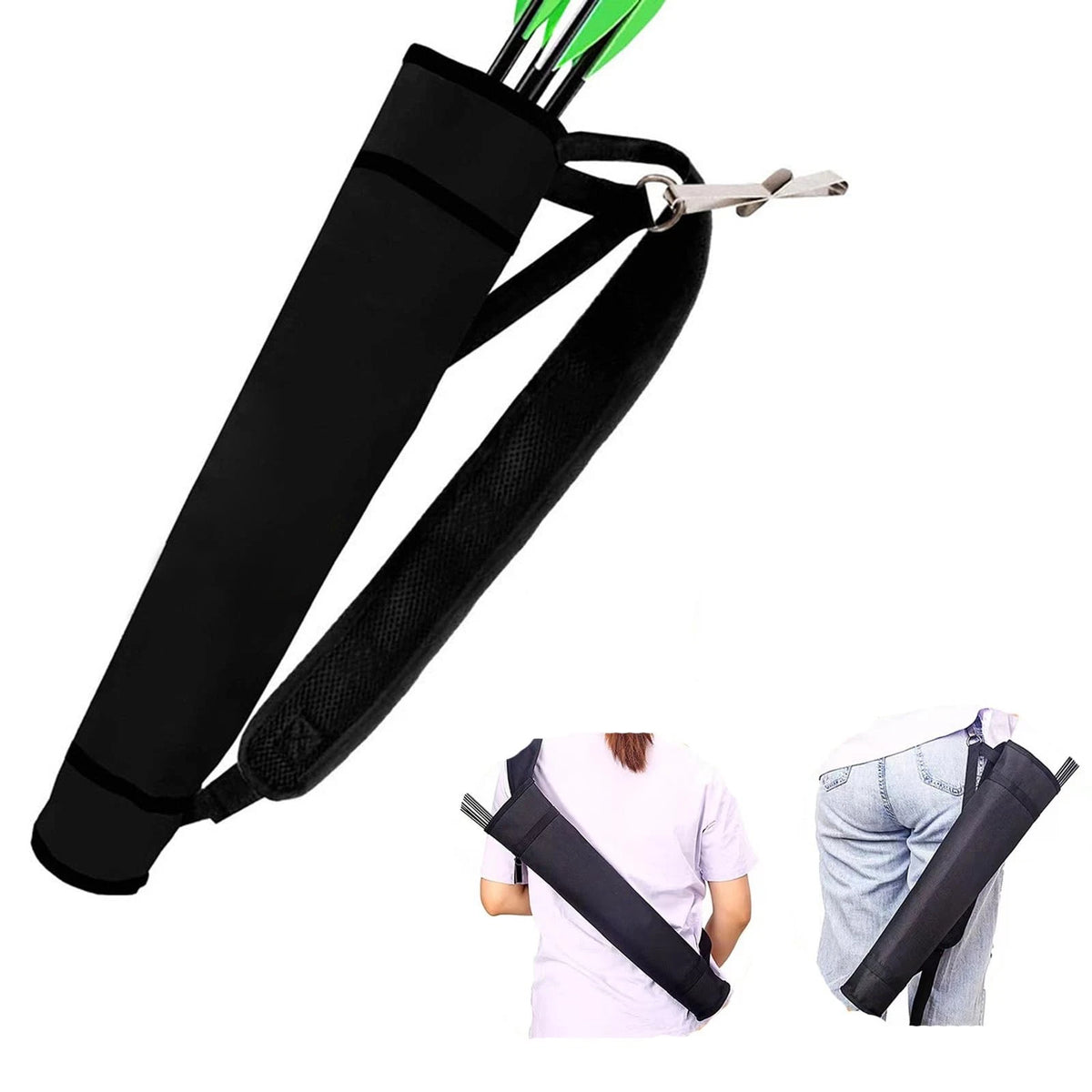 Archery Quiver for KURUGEILI (Approx. 18in x 3in) - Black