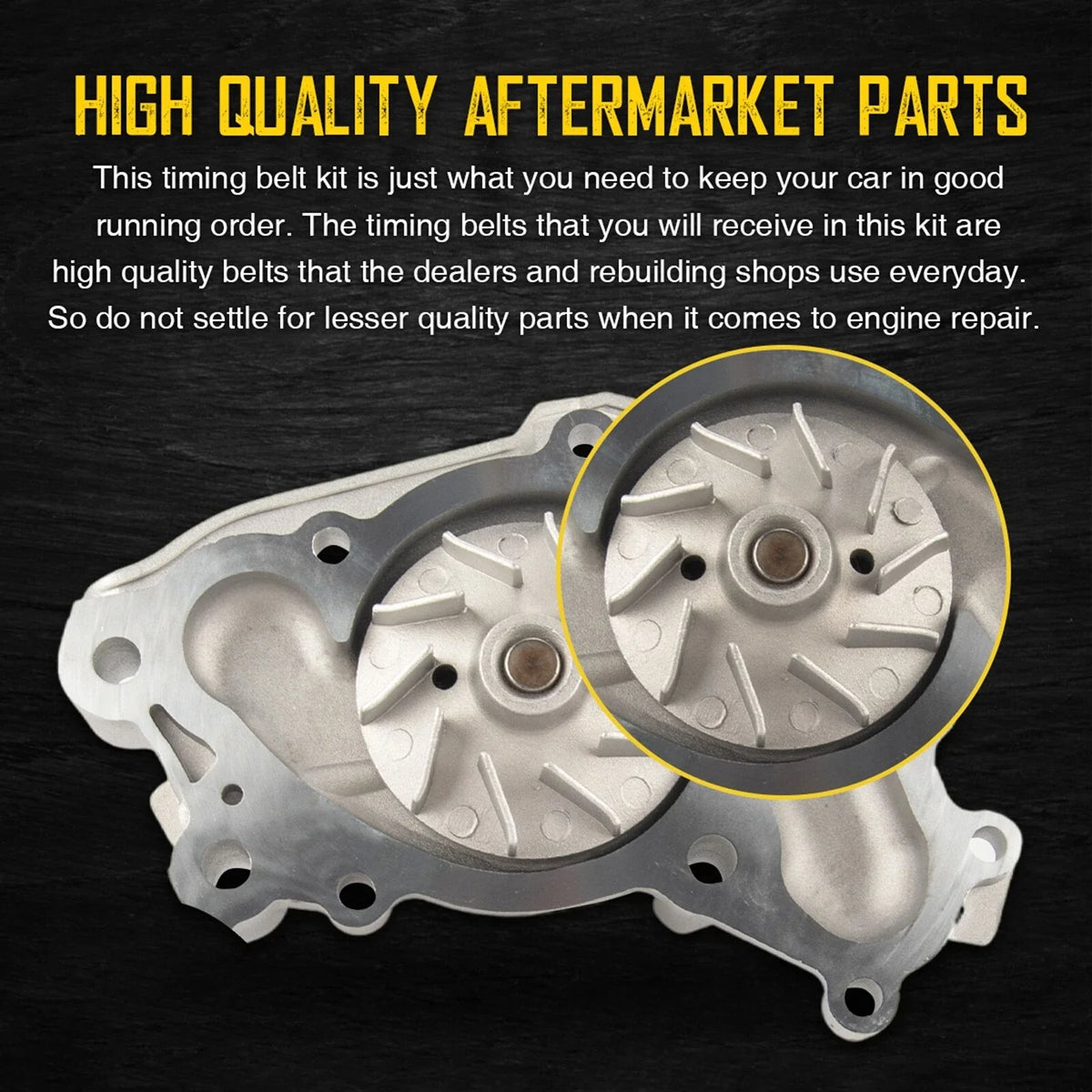 Timing Belt Kit with Water Pump for 2004–2006 Toyota Sienna 3.3L
