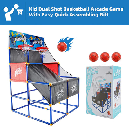 Dual Shot Basketball Arcade Game for Kids - T034-001