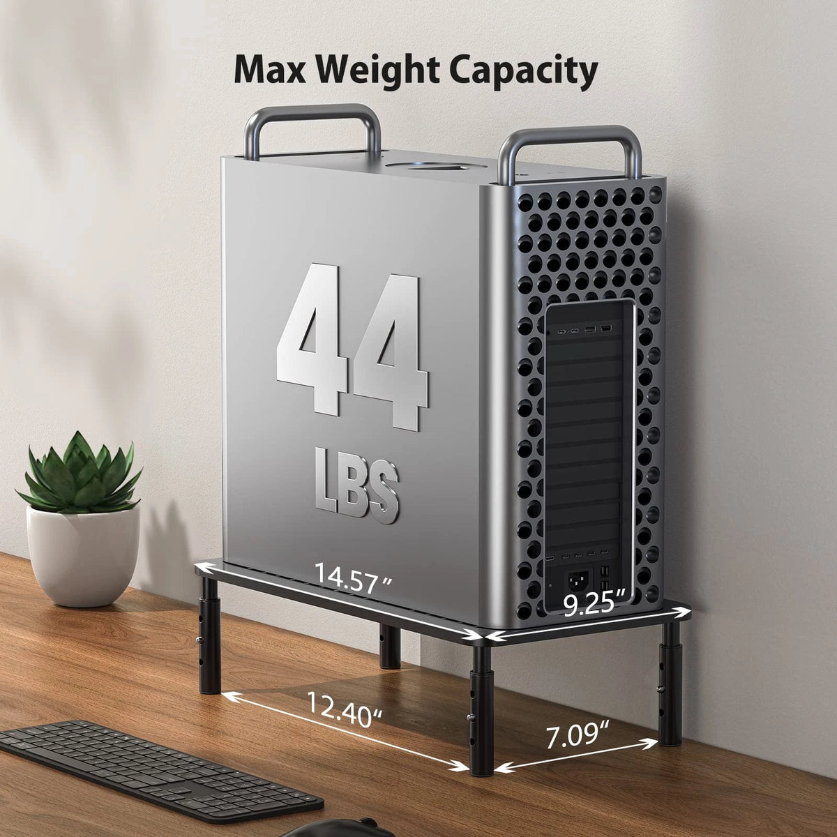 Adjustable Monitor Stand for Laptop Desk (3 Heights)
