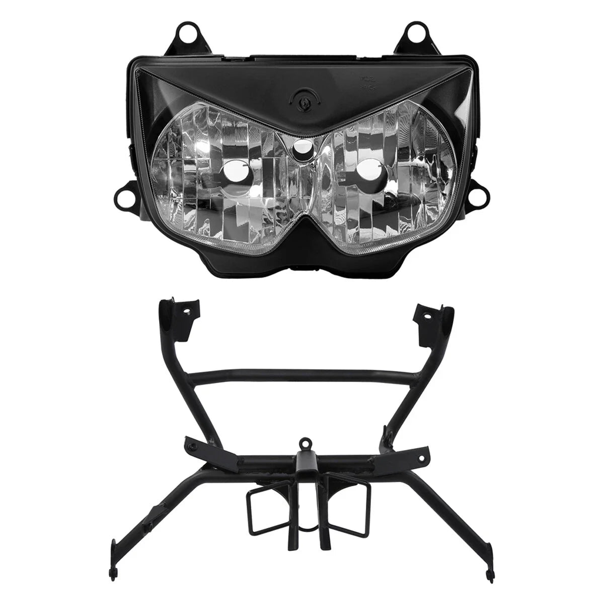 Front Headlight Upper Fairing Stay Bracket for Kawasaki Ninja 250R (2008–2012)