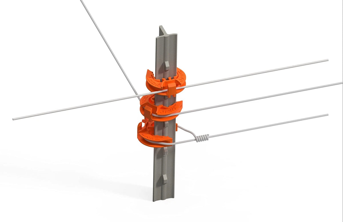 Lock Jawz T-360 Electric Fence T-Post Insulator for T-Post