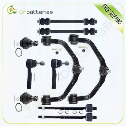 10-Piece Front Control Arms Tie Rod Ends Sway Bars for Mazda B4000 (1998–2003)