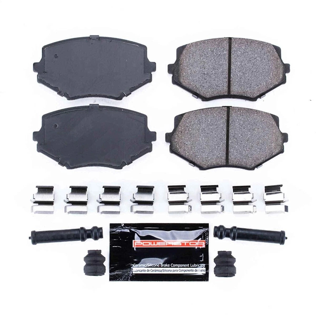 2X Z23-635 Powerstop Brake Pad Set Front for Mazda Miata (1994–2005)