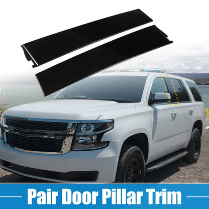 Pair Door B Pillar Trim Panel for Cadillac Chevy 
