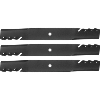 Set of 3 Mower Blades for Husqvarna MZ6128ZT (61" Deck)