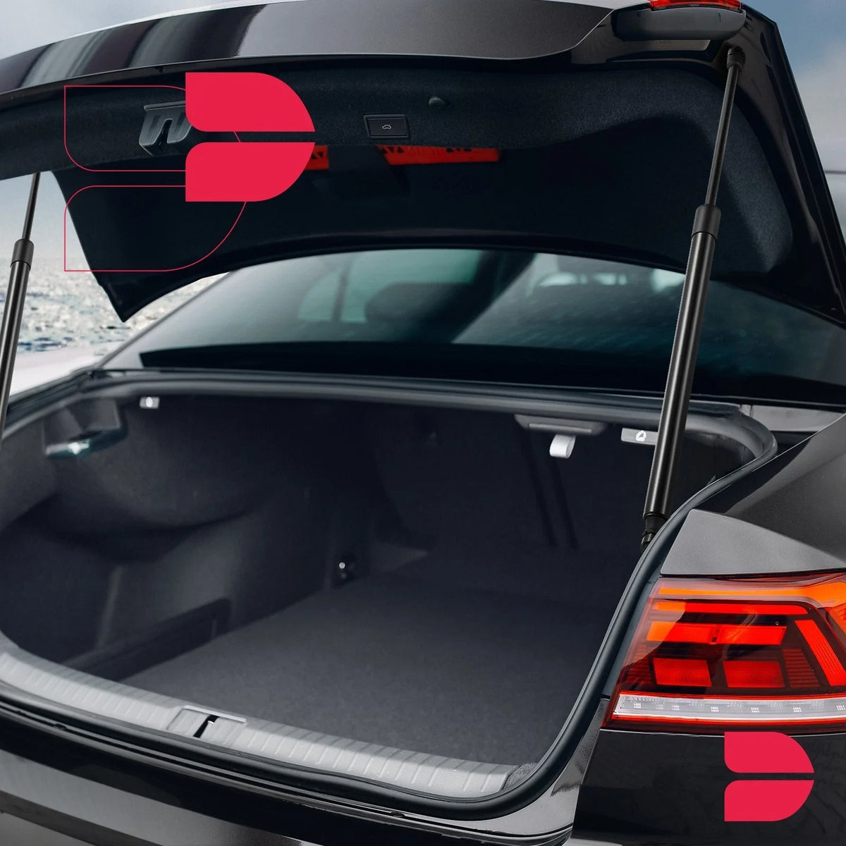 2Pcs Rear Tailgate Lift Supports for Toyota Sequoia (2001–2007)