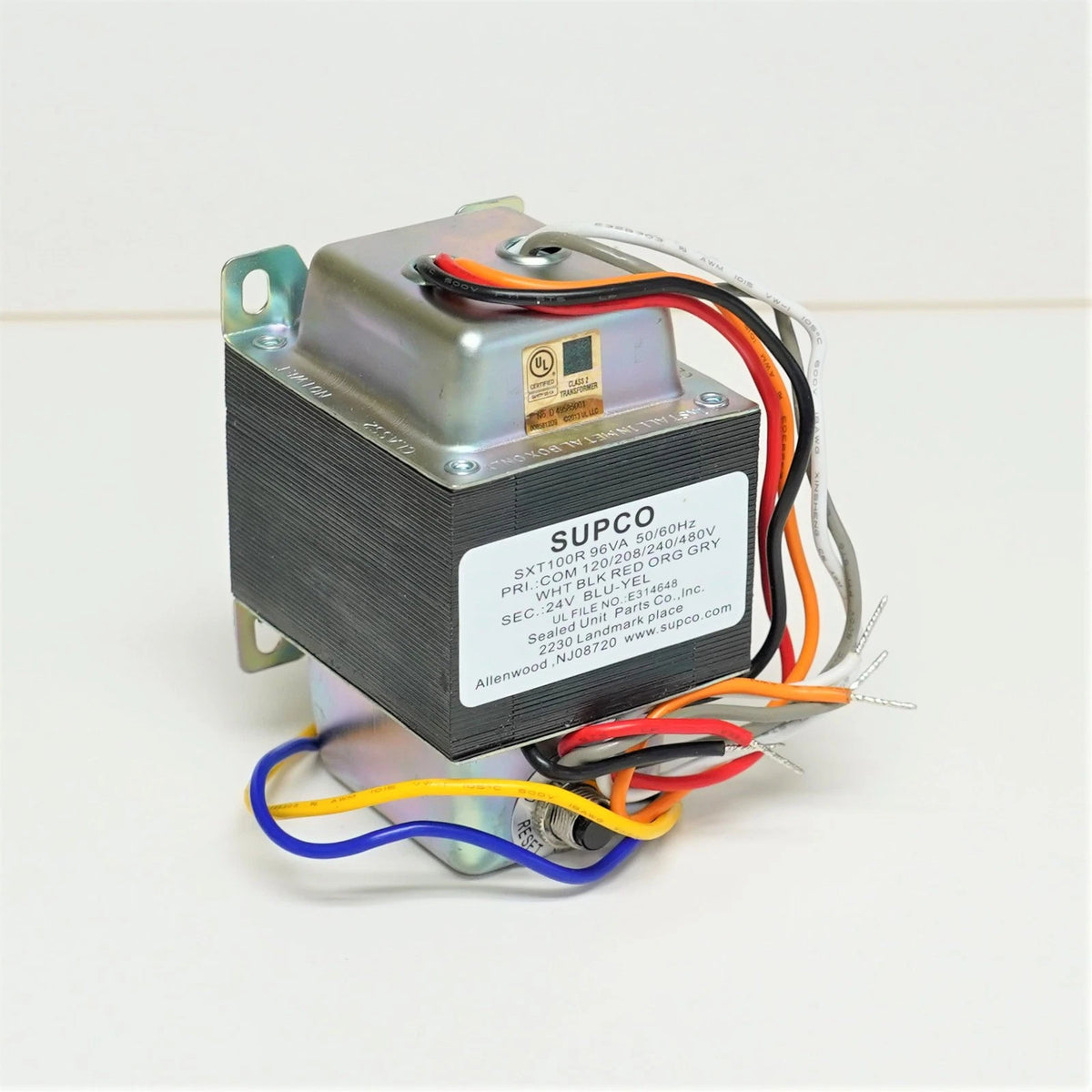 Supco SXT100R HVAC Transformer for Foot Mount (120/208/240/480V)
