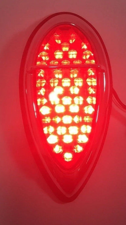 Tear Drop LED Tail Lights Pair with Gaskets for 1938–1939 Lincoln Zephyr
