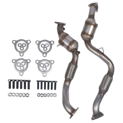 Pair of Front Catalytic Converters for Audi Q7 (2007–2009)