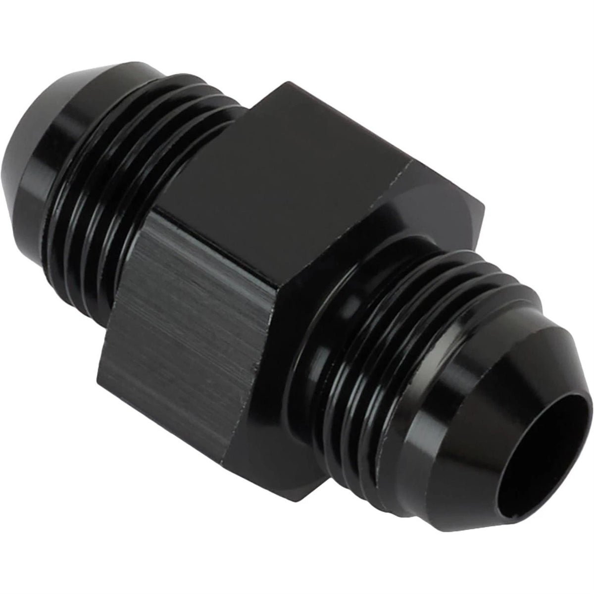 Inline Fuel Pressure Adapter -8 AN to -8 AN w/ 1/8 Inch NPT, Black (61770011)
