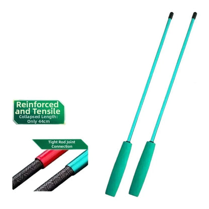 Ultralight Carbon Telescopic Rod 1.2-2.4m for Small Stream Fishing