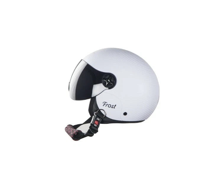 Frost Dashing White Open Face Smoke Visor Helmet for S Size 540MM